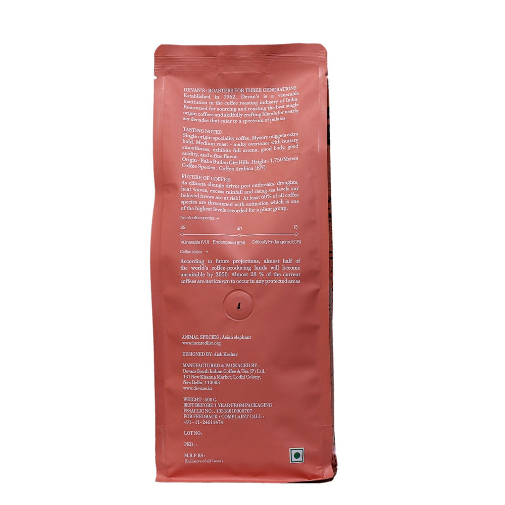 DEVANS ARABICA PLANTATION AAA BEANS 500 GM - SuperMarcheStore