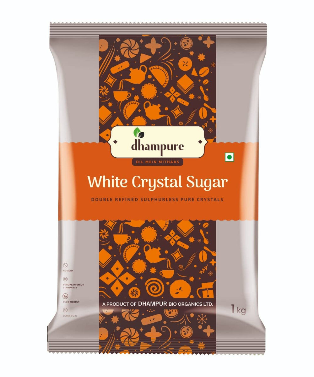 DHAMPURE WHITE CRYSTAL SUGAR 1 KG - SuperMarcheStore