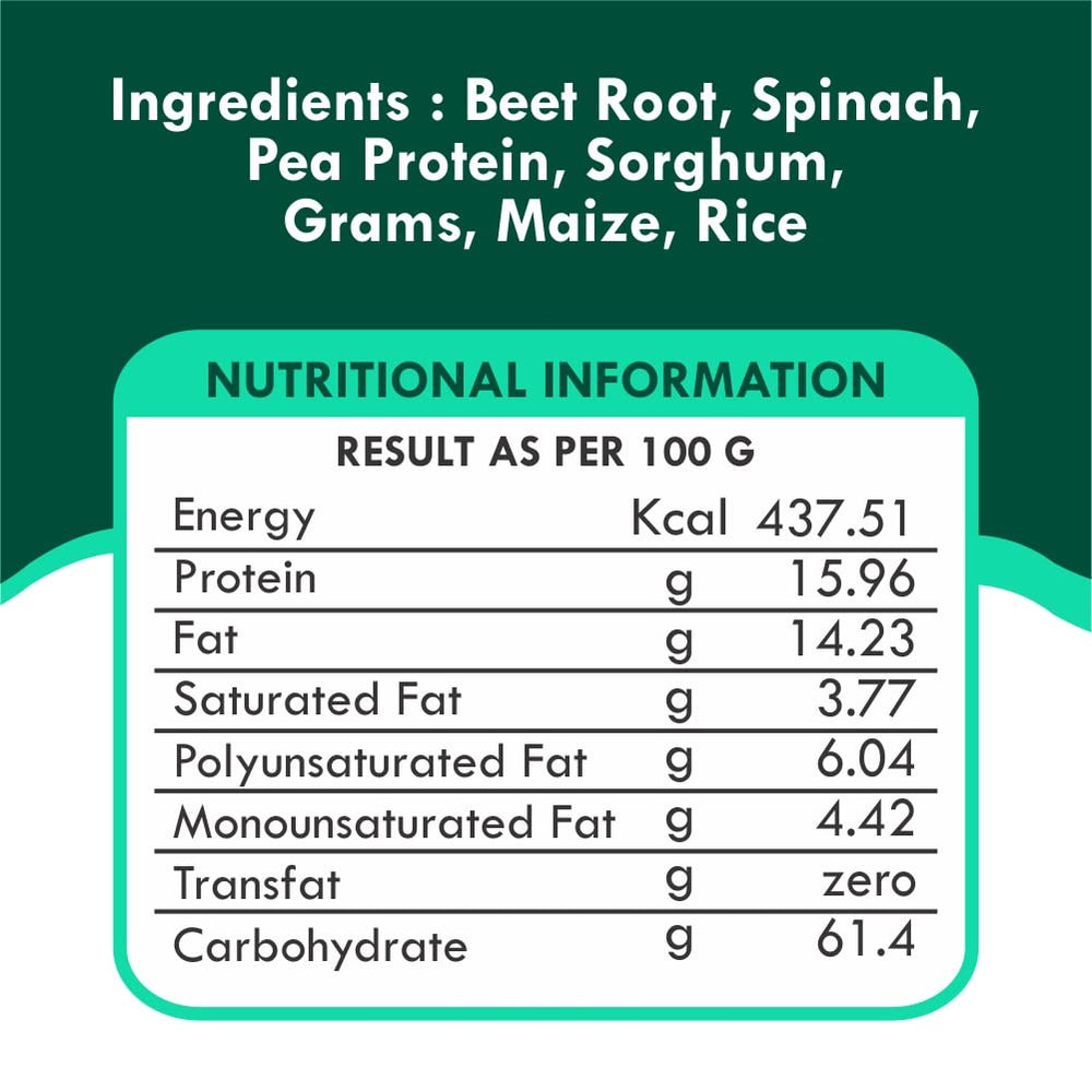 DIET FILS BARBEQUE BEETROOT SPINACH SNACK 150 GM - SuperMarcheStore