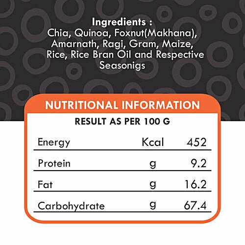 DIET FILS CHIA & QUINOA BARBEQUE ROASTED MILLET 125 GM - SuperMarcheStore