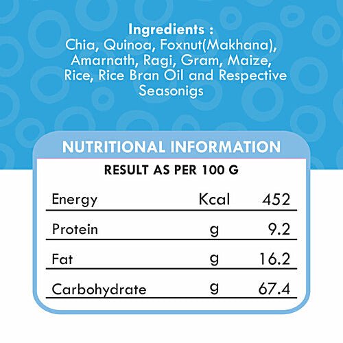 DIET FILS CHIA & QUINOA CHEESE CHILLI ROASTED MILLET 125 GM - SuperMarcheStore