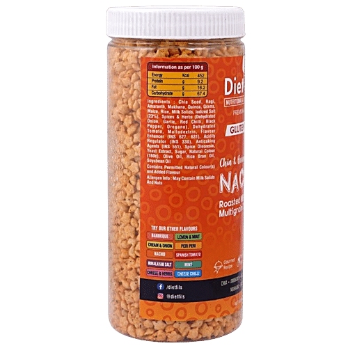 DIET FILS CHIA & QUINOA NACHO ROASTED MILLET 125 GM - SuperMarcheStore