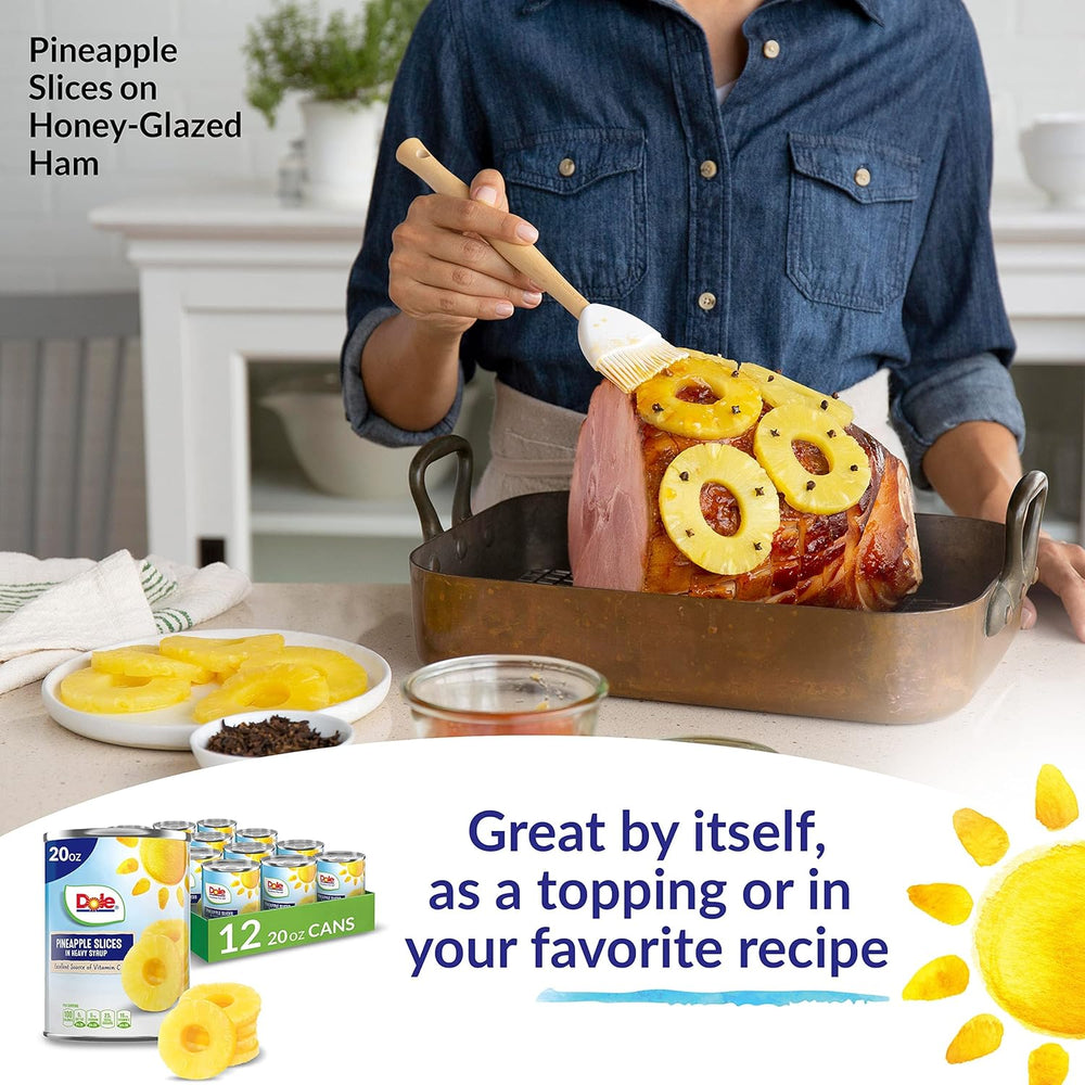 DOLE PINEAPPLE SLICES IN HEAVY SYRUP 836 GM - SuperMarcheStore