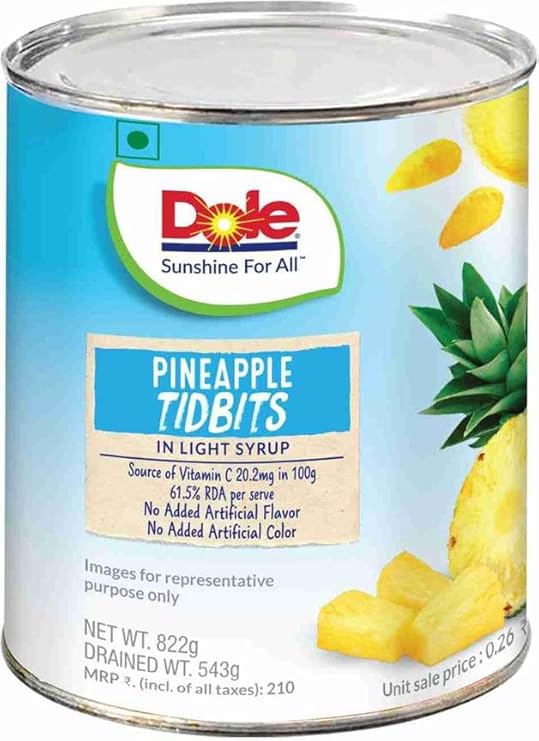 DOLE PINEAPPLE TIDBITS IN LIGHT SYRUP 822 GM - SuperMarcheStore