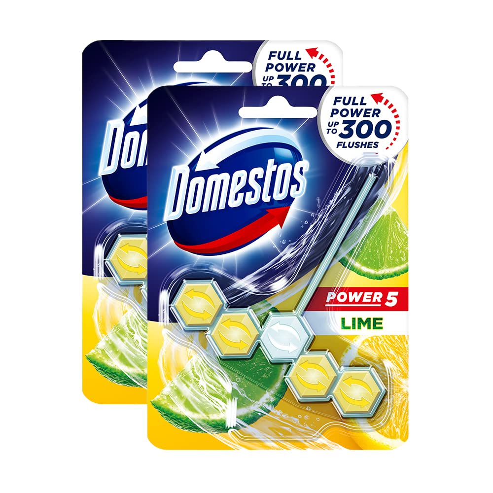 DOMETOS POWER 5 LIME TOILET RIM BLOCKS 55G - SuperMarcheStore