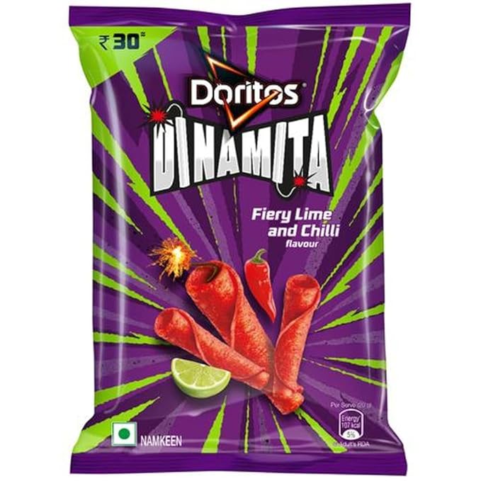 DORITOS DINANITA FIERY LIME & CHILLI 48GM - SuperMarcheStore