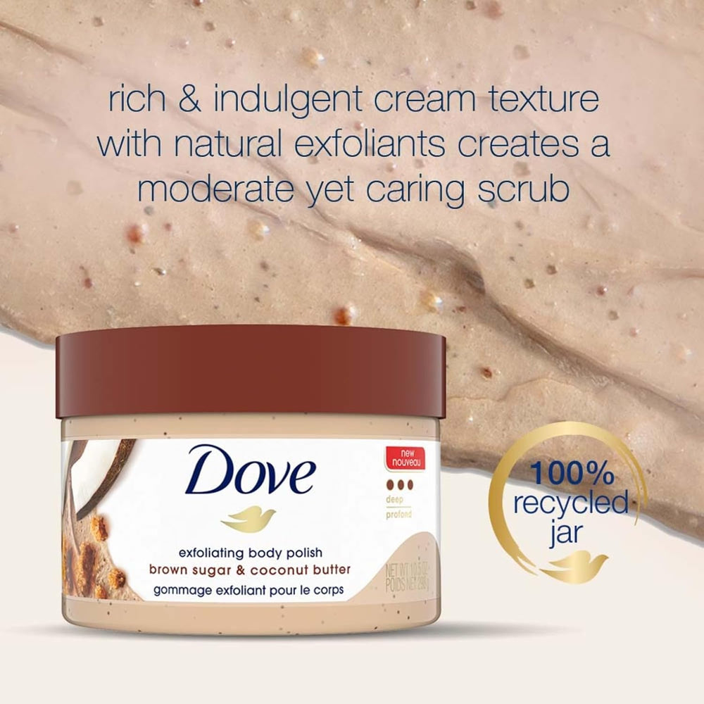 DOVE BROWN SUGAR & COCONUT BODY POLISH - SuperMarcheStore