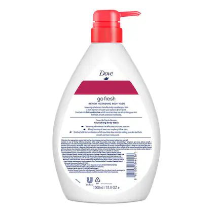 DOVE RENEW NOURSHING BODY WASH RASPBERRY & LIME SCENT - SuperMarcheStore