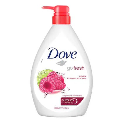 DOVE RENEW NOURSHING BODY WASH RASPBERRY & LIME SCENT - SuperMarcheStore