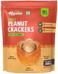 ALPINO PEANUT CRACKER CHIPOTLE HONEY 200GM
