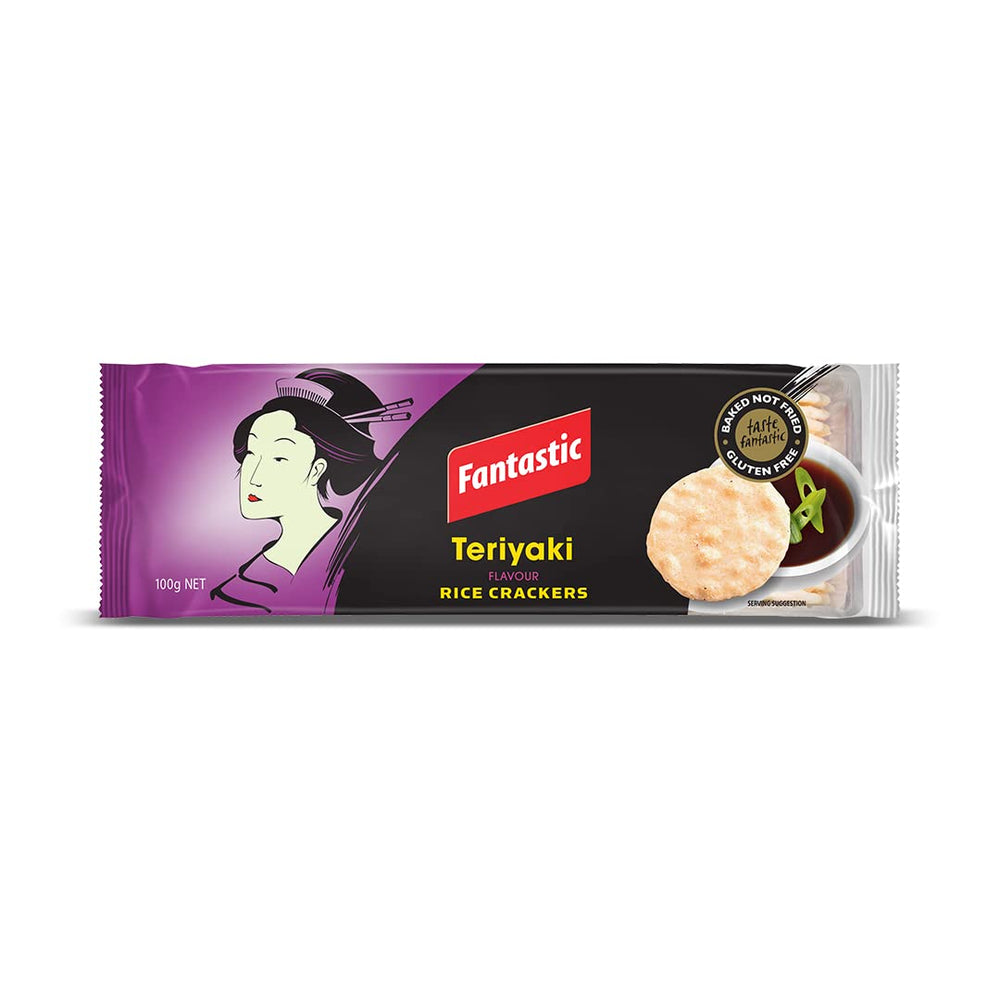 FANTASTIC TERIYANKI RICE CRACKER 100 GM - SuperMarcheStore