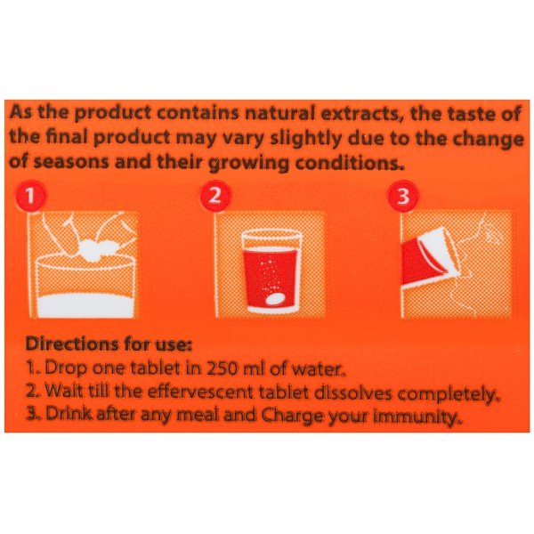 FAST & UP CHARGE IMMUNITY BOSTER ORANGE FLVR TAB 20N - SuperMarcheStore