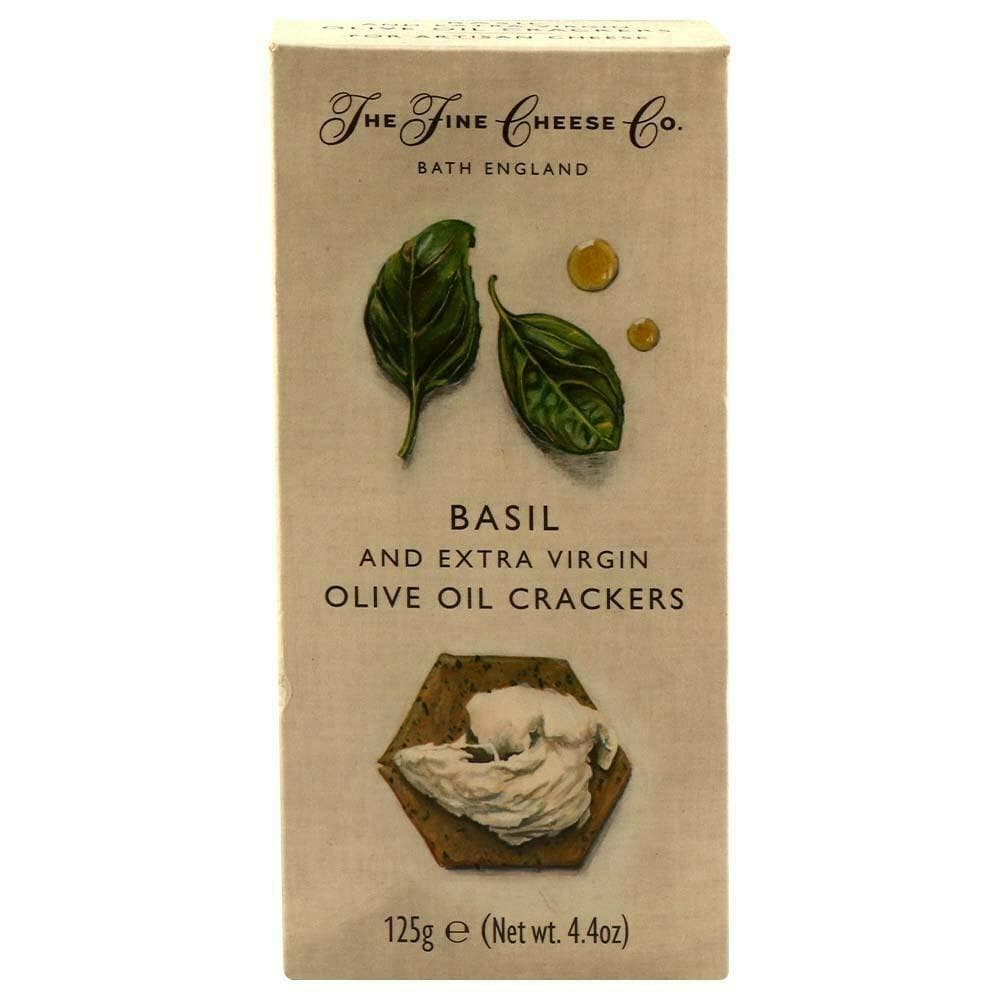 FC BASIL & EXTRA VIRGIN OIL CRACKERS 125 GM - SuperMarcheStore