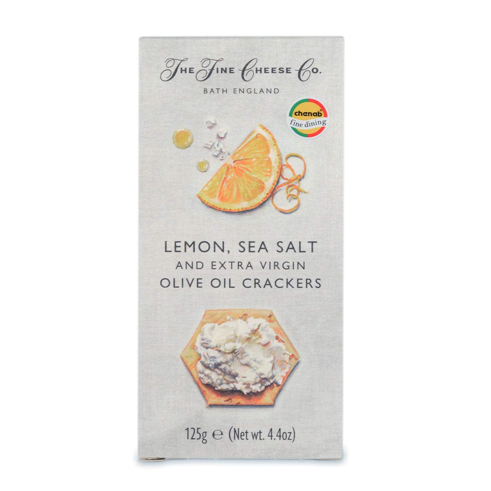 FC LEMON SEA SALT AND EXTRA VIRGIN OLIVE OIL CRACKERS 125 GM - SuperMarcheStore