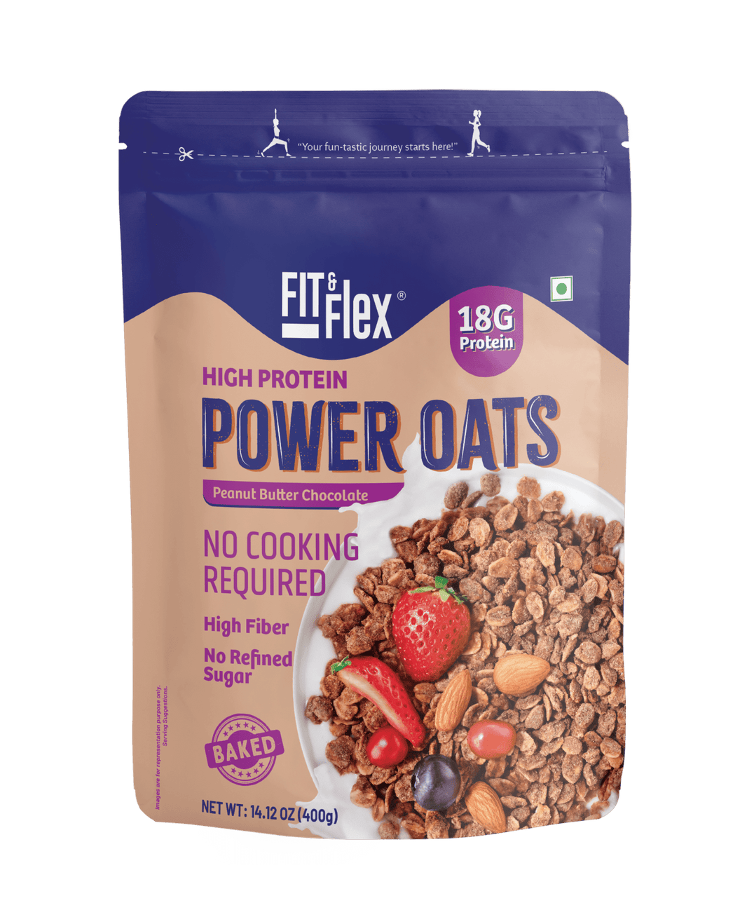 FIT AND FLEX READY TO EAT POWER OATS - SuperMarcheStore