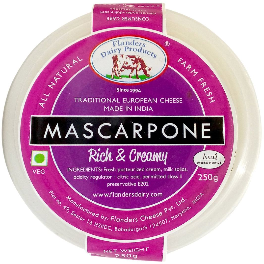 FLANDERS MASCARPONE CHEESE 250G - SuperMarcheStore