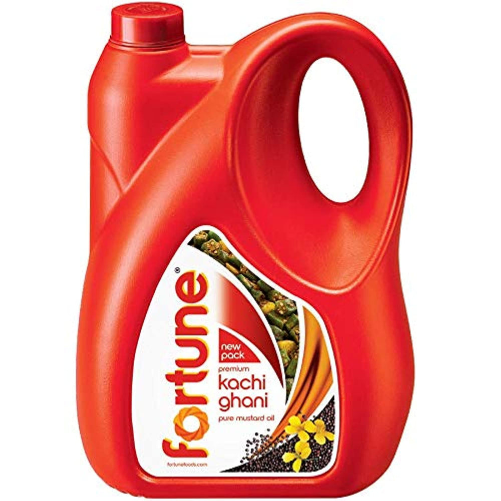 FORTUNE KACHI GHANI PURE MUSTARD OIL 5L - SuperMarcheStore