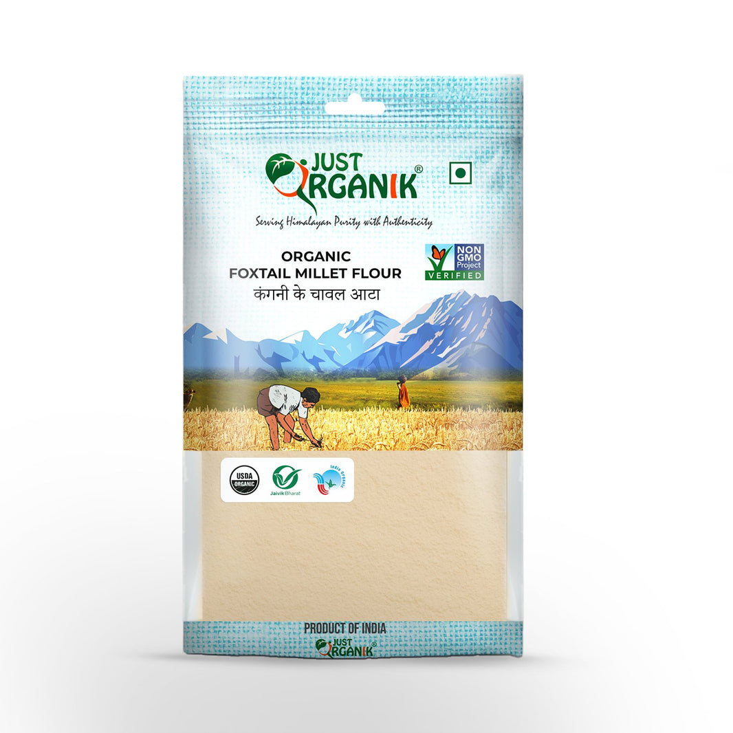 JUST ORGANIC FOX TAIL MILLET FLOUR 500 GM
