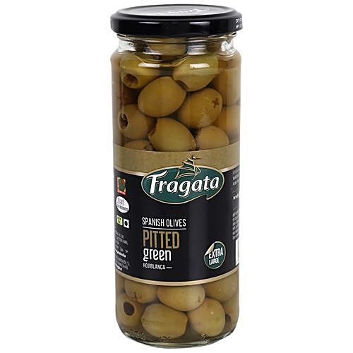 FRA PITTED GREEN OLIVES 440G - SuperMarcheStore