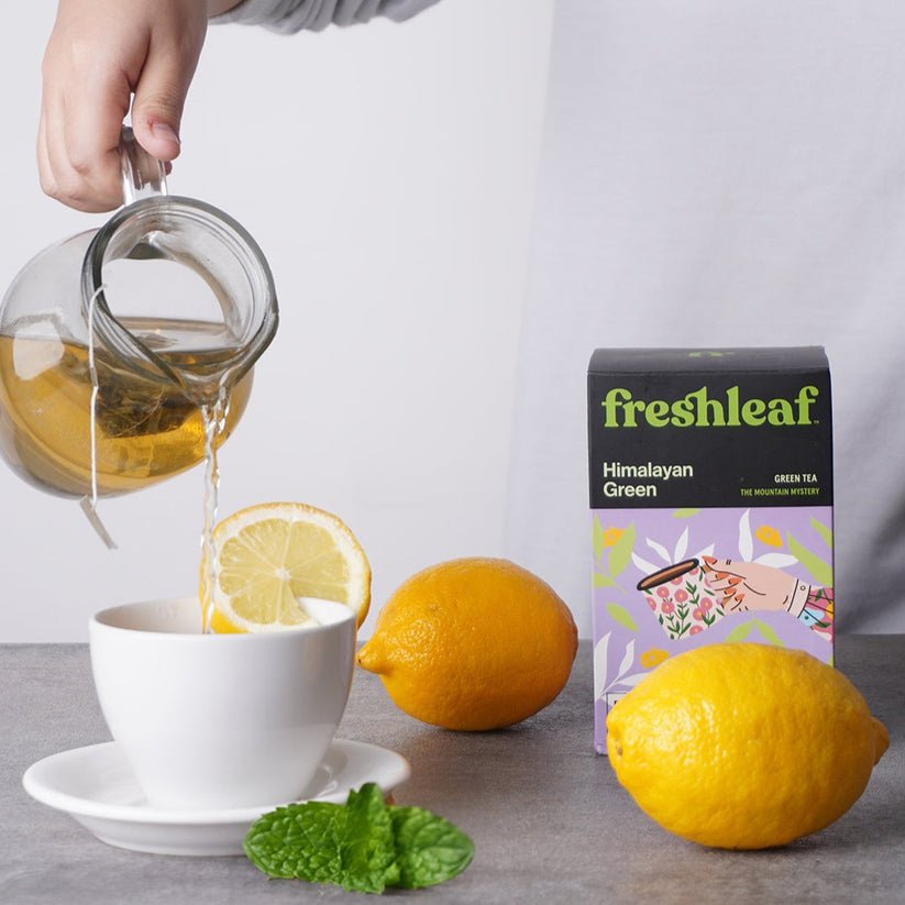 FRESH LEAF HIMALAYAN GREEN TEA 40 GM 20 BAGS - SuperMarcheStore