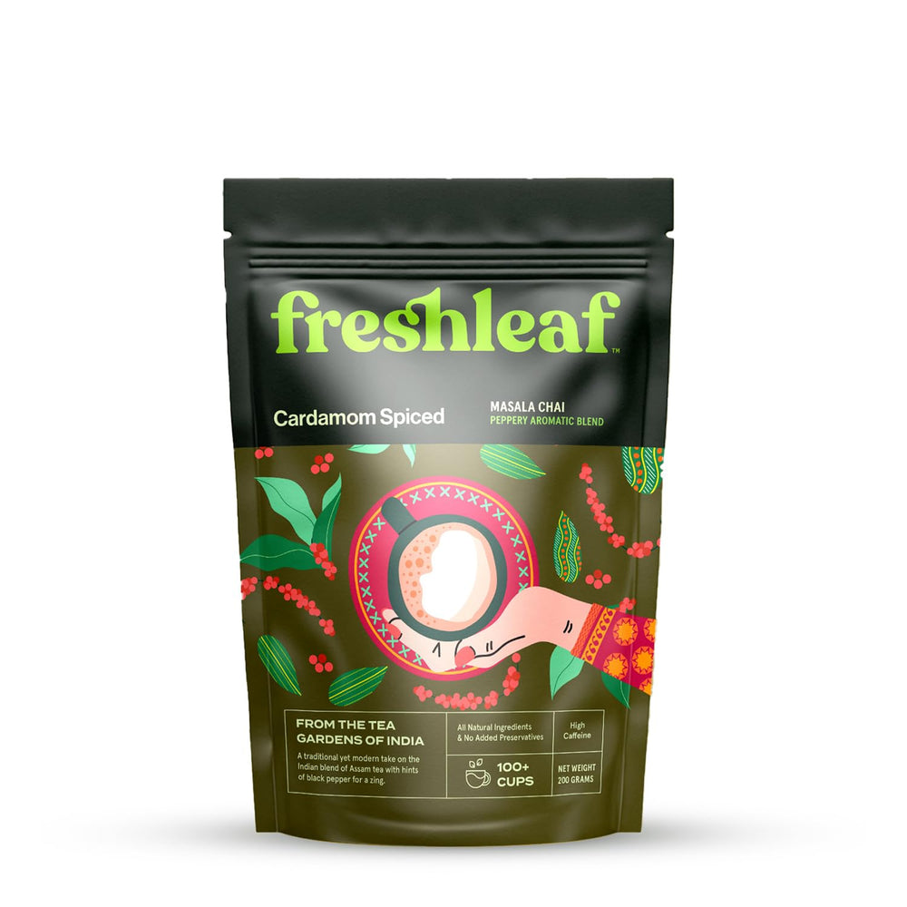 FRESHLEAF CARDAMOM SPICED MASALA CHAI 200 GM - SuperMarcheStore