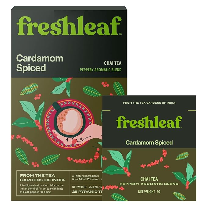 FRESHLEAF CARDDOM SPICED TEA 50G - SuperMarcheStore