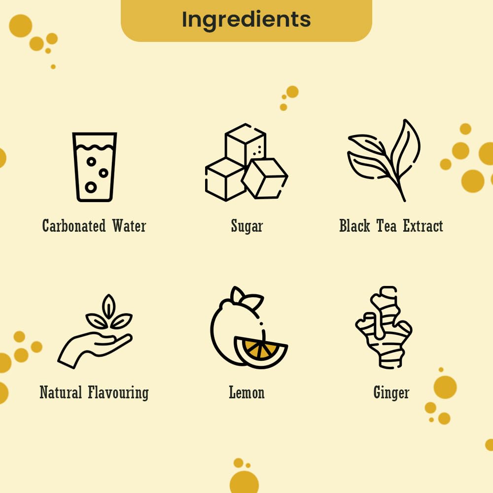 FRESHLEAF LEMON GINGER SPARKLING TEA - SuperMarcheStore