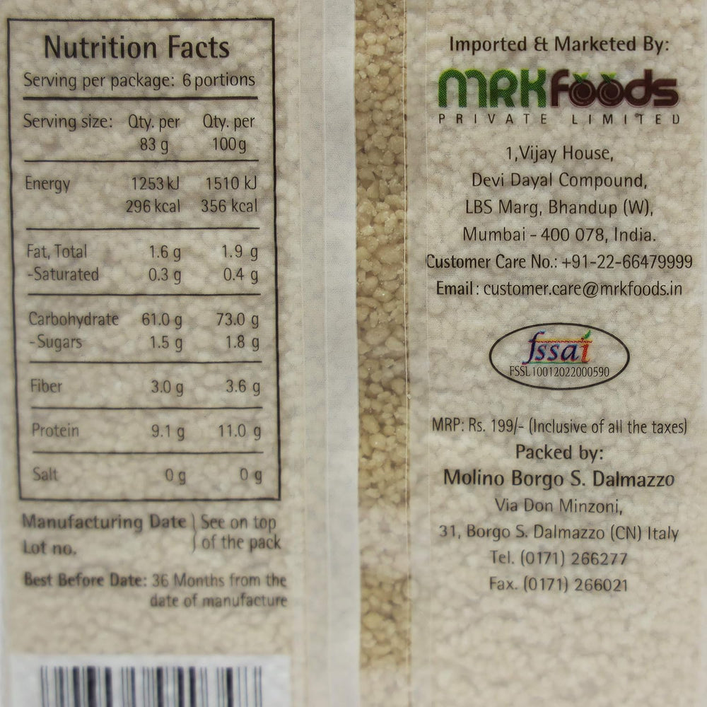 FRESHOS COUSCOUS SEMOLINA 500 GM - SuperMarcheStore
