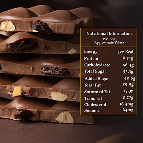 GALAXY MILK CHOC WITH FRUIT N NUT 52 GM - SuperMarcheStore