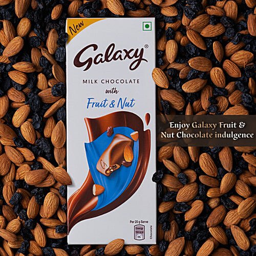 GALAXY MILK CHOC WITH FRUIT N NUT 52 GM - SuperMarcheStore