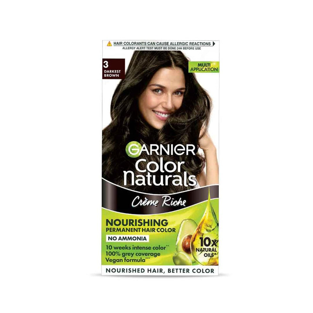 GARNIER COLOR NATURAL DAKEST BROWN 3 60G - SuperMarcheStore