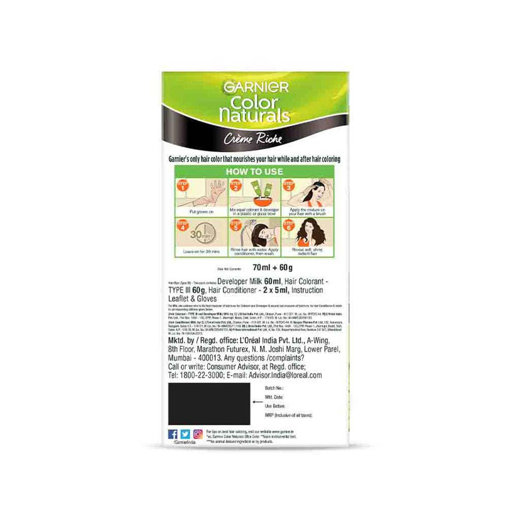 GARNIER COLOR NATURAL DAKEST BROWN 3 60G - SuperMarcheStore