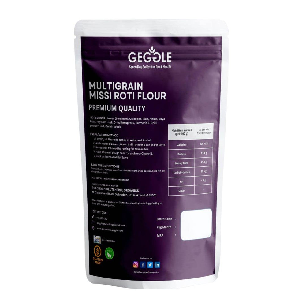 GEGGLE MISSI ROTI FLOUR 500GM - SuperMarcheStore