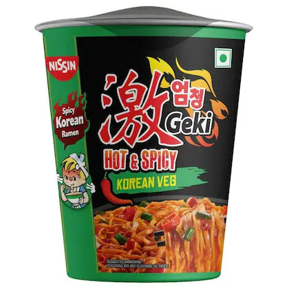 NISSIN KOREAN VEG NOODLES 70 GM