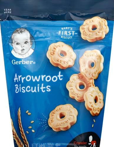 GERBERS GRAIN BISCUITS ARROWROOT POUCH BISCUITS 155 GM - SuperMarcheStore