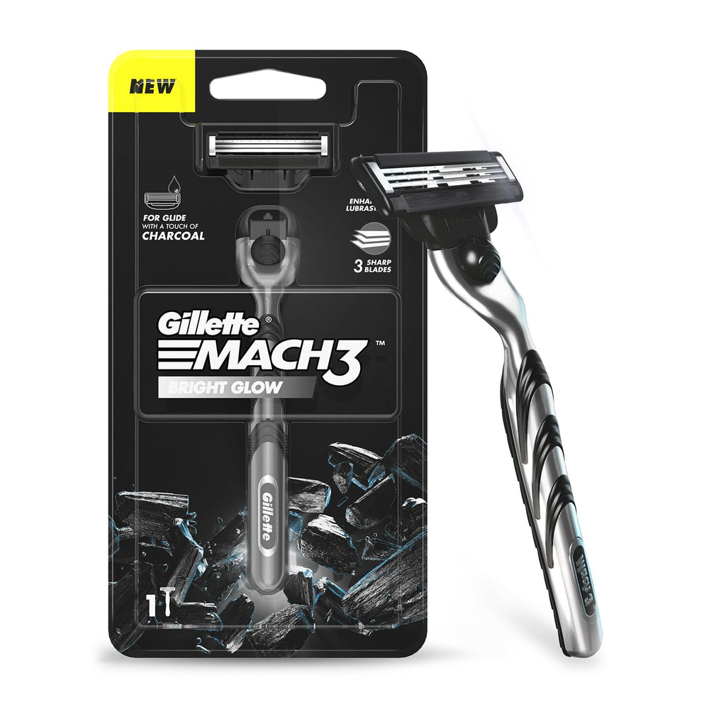 GILLETTE MACH 3 CHARCOAL RAZOR 1N - SuperMarcheStore