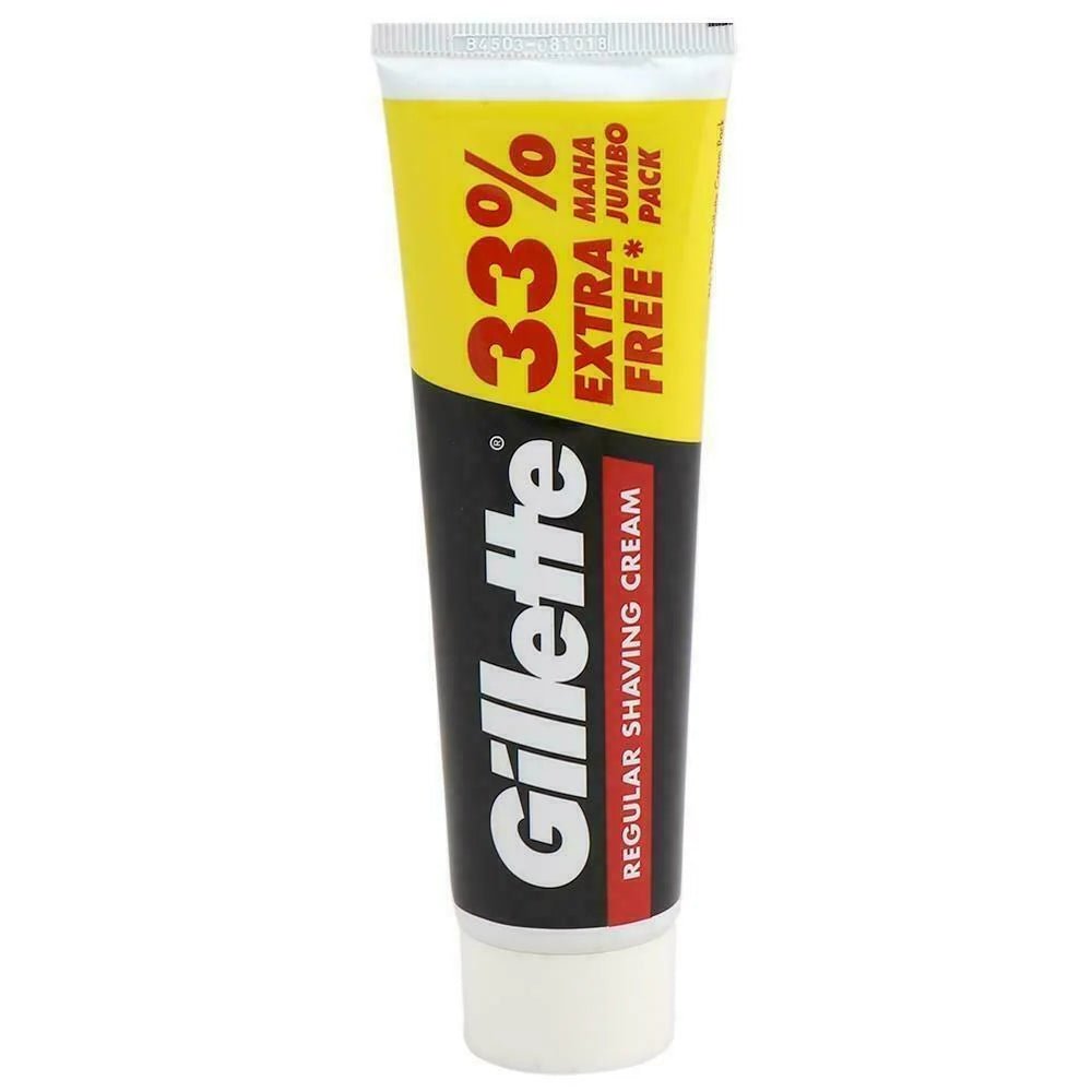 GILLETTE REGULAR SHAVING CREAM 70 GM - SuperMarcheStore
