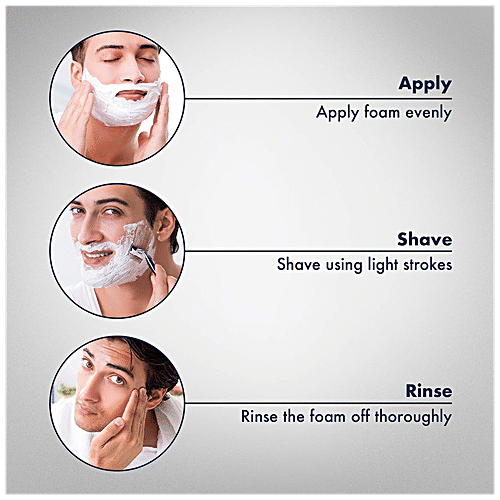 GILLETTE REGULAR SHAVING FOAM 196G - SuperMarcheStore