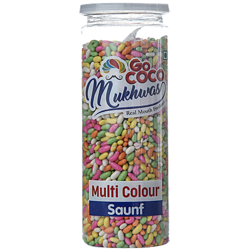 GO COCO MULTI COLOR SAUNF 250 GM - SuperMarcheStore