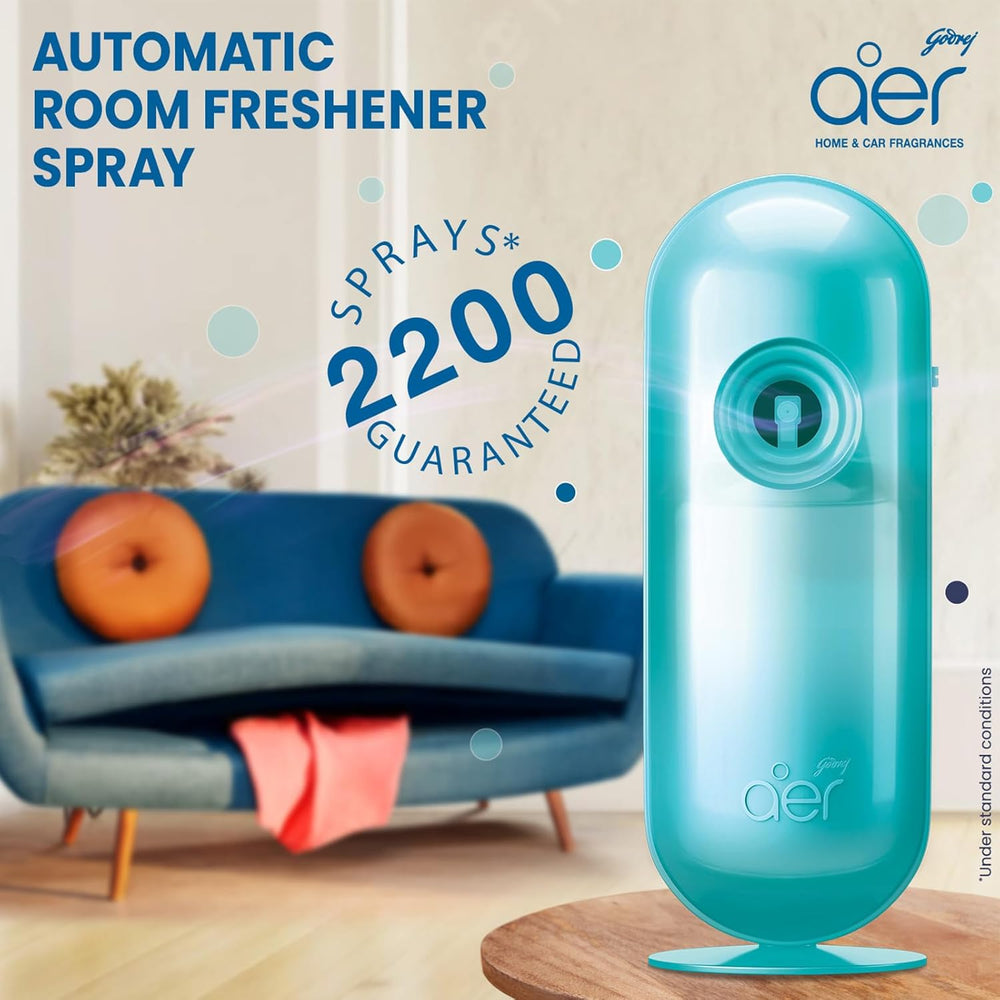 GODREJ AER MATIC COMBI COOL SURF BLUE 2200 SPRAYS - SuperMarcheStore