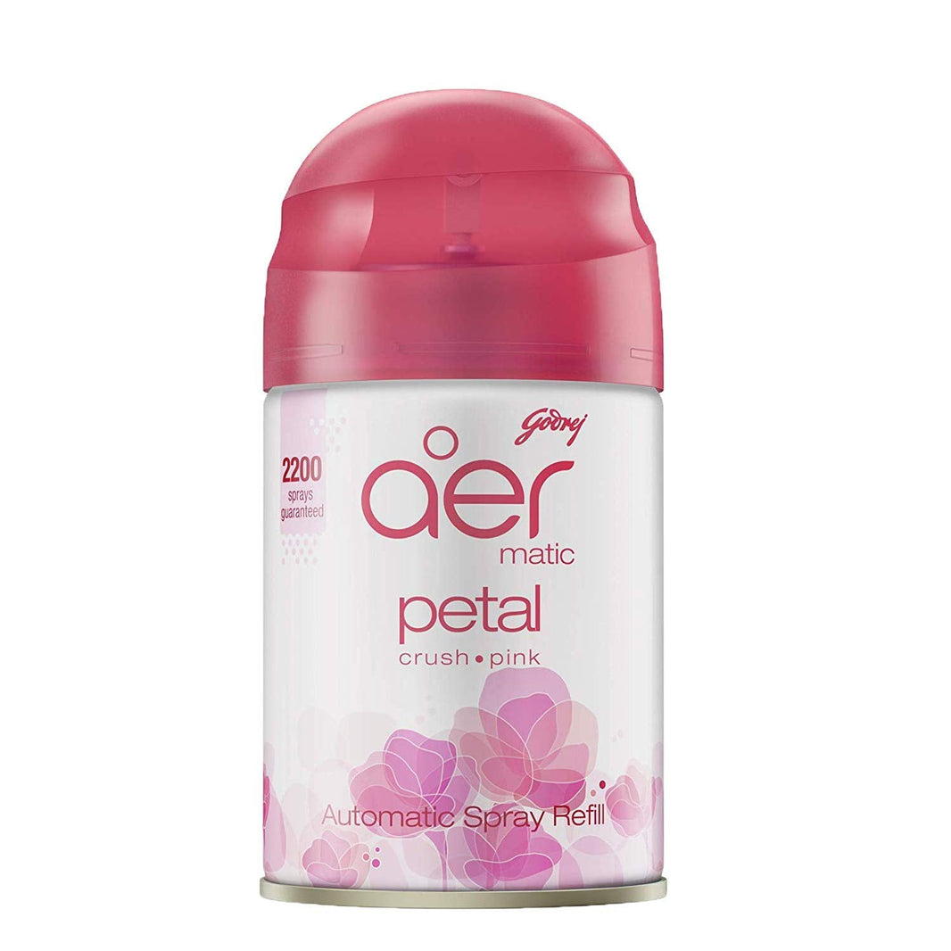 GODREJ AER MATIC PETAL CRUSH PINK SPRAY REFILL 225 ML - SuperMarcheStore