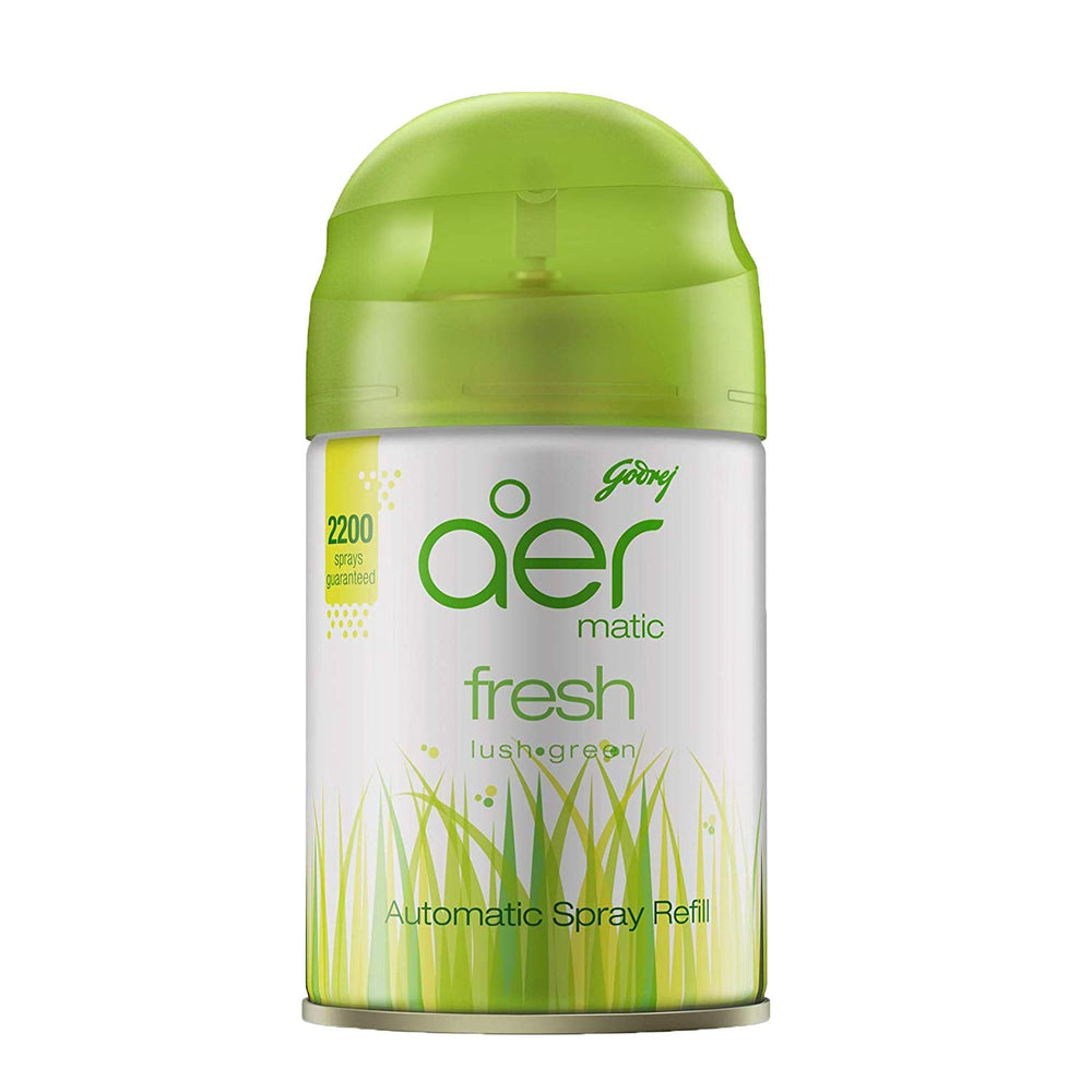 GODREJ AIR MATIC FRESH LUSH GREEN SPRAY REFILL PACK 225 ML - SuperMarcheStore