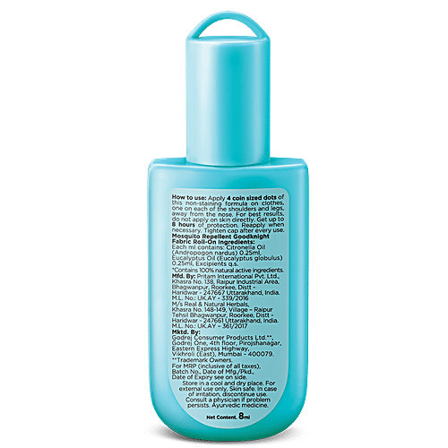 GODREJ FABRIC ROLL ON MILD BLOOM 8 ML - SuperMarcheStore