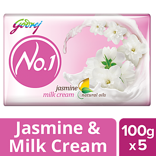 GODREJ NO 1 SOAP JASMINE MILK CREAM B4G1(SET) - SuperMarcheStore