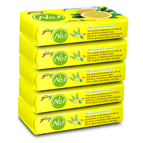 GODREJ NO 1 SOAP LIME ALOE VERA B4G1(SET) - SuperMarcheStore