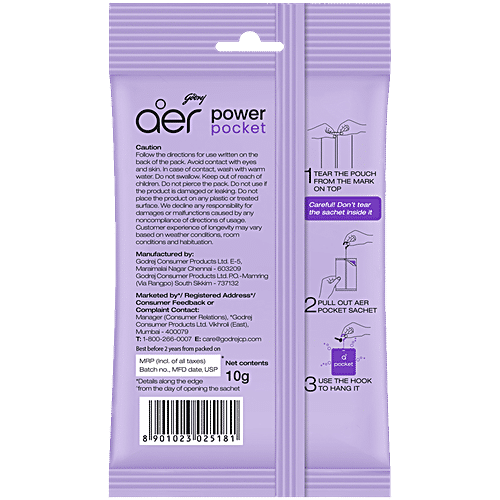 GODREJ POWER POCKET LAVENDER BLOOM 10 GM - SuperMarcheStore
