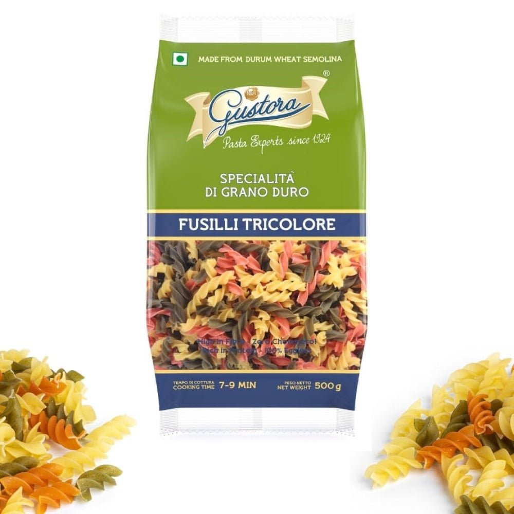 GUSTORA PASTA HEALTHY TRIO FUSILLI 500 GM - SuperMarcheStore