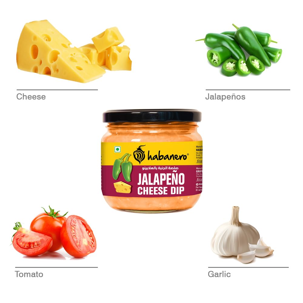 HABANERO CHEESY JALAPENO CHEESE SAUCE 300 GM - SuperMarcheStore