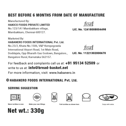 HABANERO MULTIGRAIN TORTILLAS 330G - SuperMarcheStore