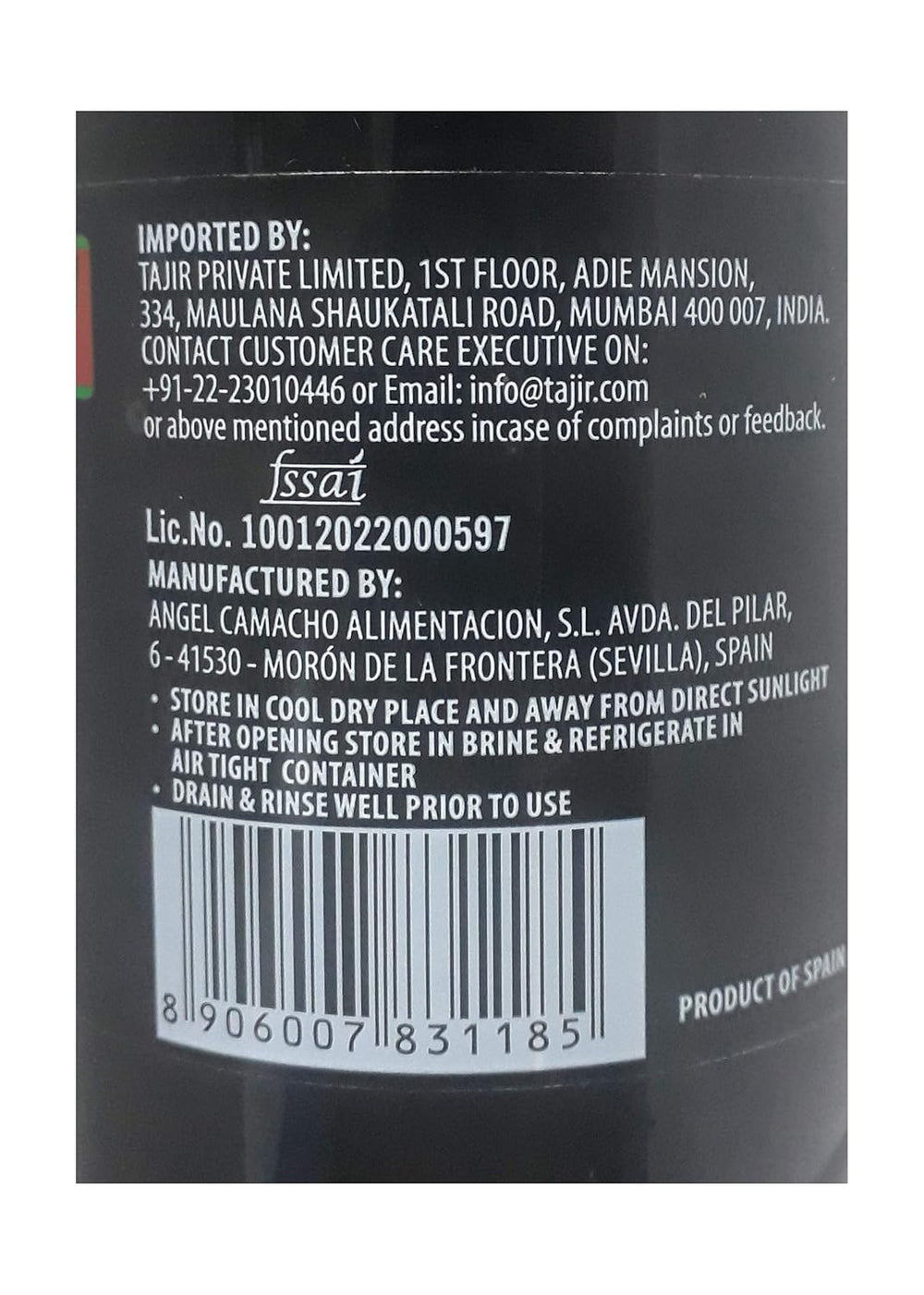 HABIT BLACK OLIVES PITTED 430 GM - SuperMarcheStore